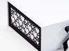 Black Hearts FAB Sides® Featured on White A4 Deep Gift Box
