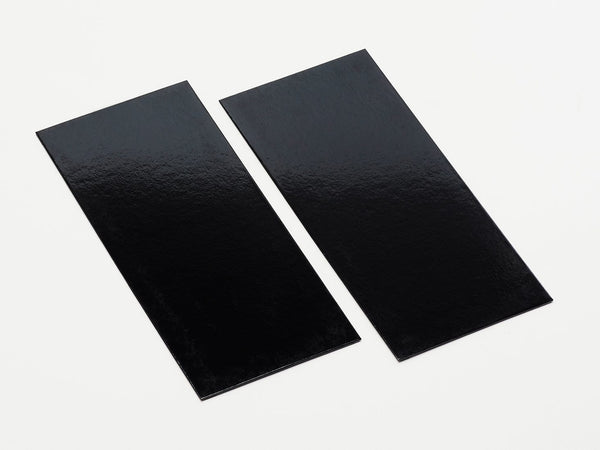 2 - 5cm Satin Bows (Self Adhesive) - 12 Pack - Black