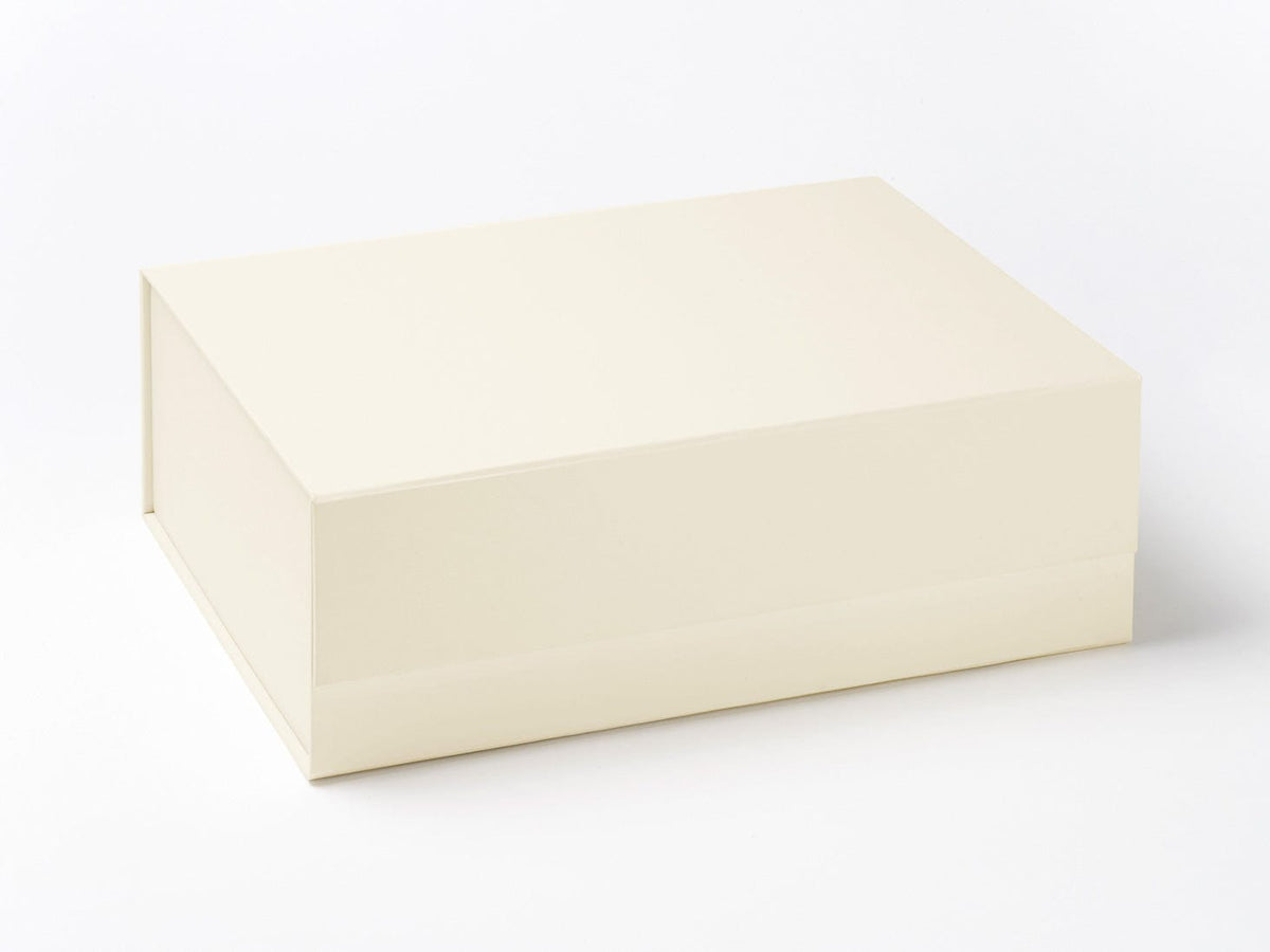 A4 Ivory Wedding Keepsake Gift Hamper Box Assembled