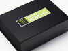 Custom CMYK Print Logo onto Black Gift Box