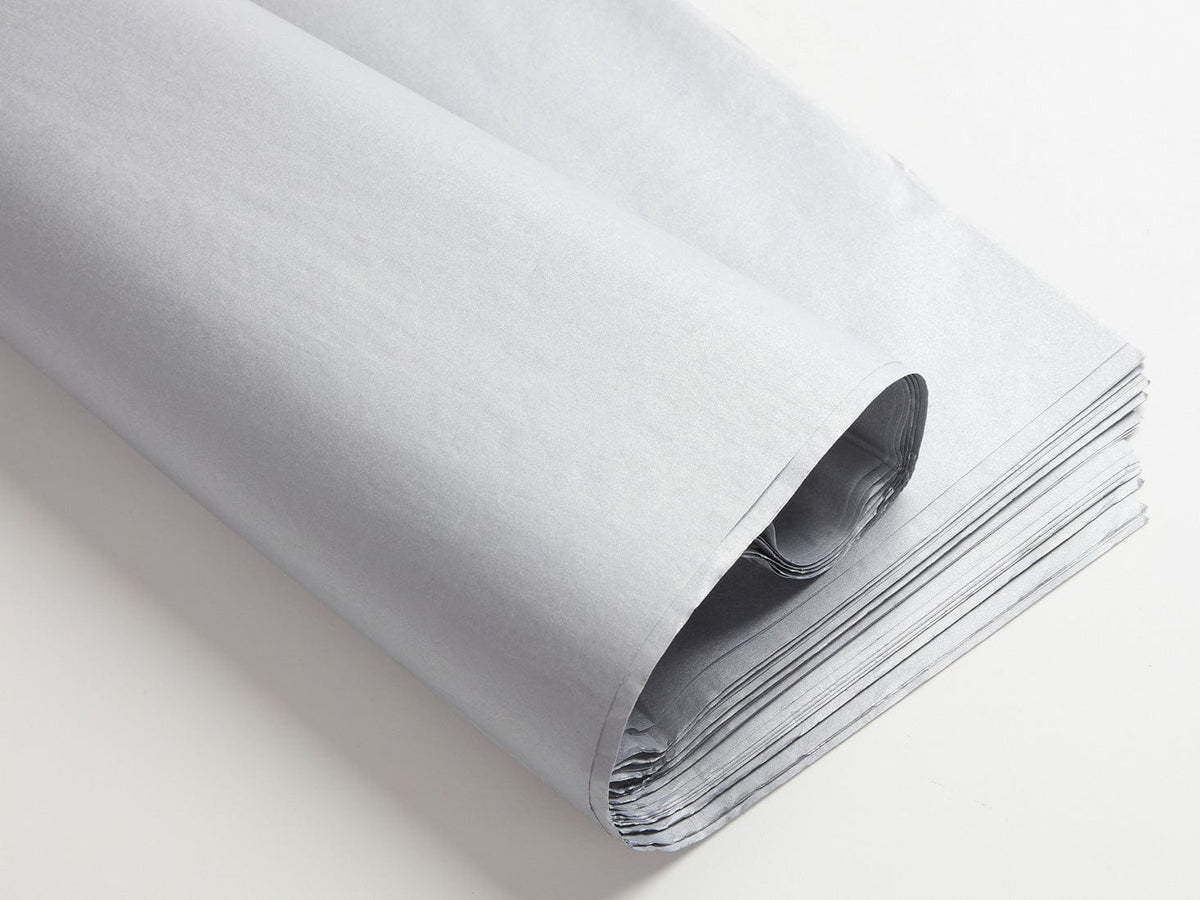 Metallic Silver Luxury Quality Tissue Paper 96 Sheets