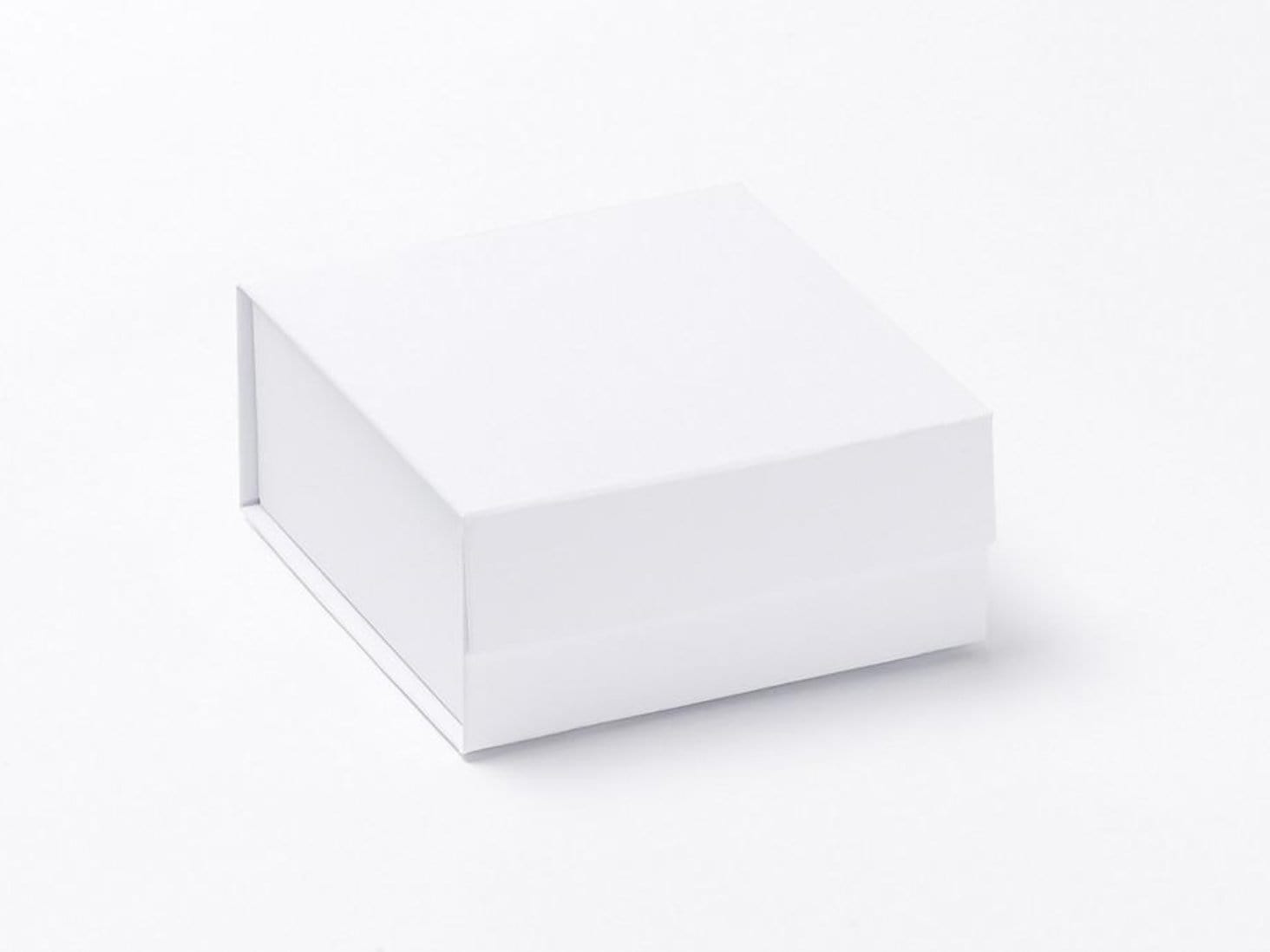 Luxury White Small Folding Gift Box for Jewellery Packaging