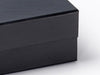 Small Black Gift Box Sample Front Closure Detail