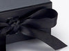 Foldabox UK Small gift box grosgrain ribbon detail