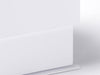 White Large Cube Folding Gift Box Sample Closure Detail