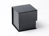 Black Large Cube Gift Box Ideal for Candle Packaging from Foldabox