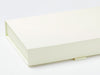 Ivory A5 Shallow Gift Box Sample Front Flap Detail