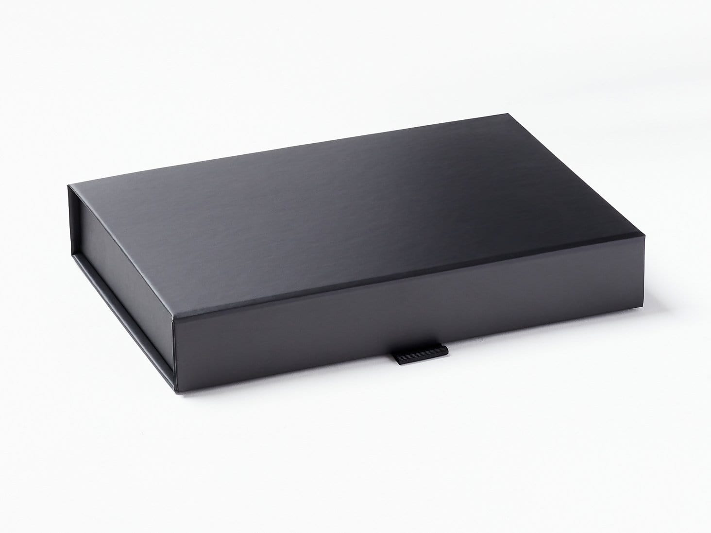 Black A5 Shallow Gift Box Sample Assembled