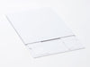 White Medium No Ribbon Gift Box with Magnetic Closure Supplied Flat