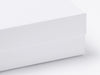 Medium White Gift Box Magnetic Front Closure Flap Detail