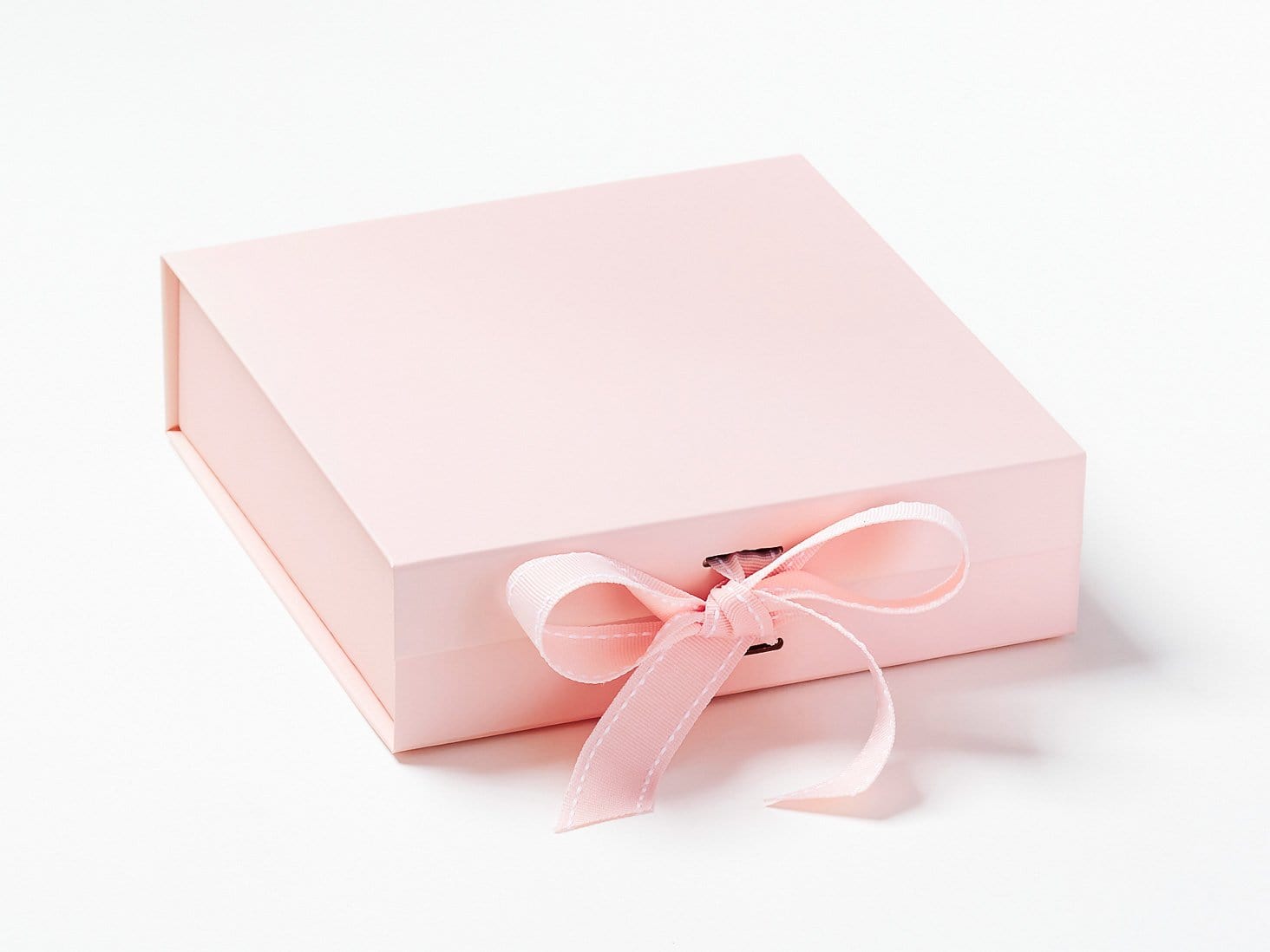 Pale Pink Medium Gift Box Sample with Changeable Ribbon