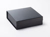 Medium Black Folding Gift Box With Magnetic Closure No Ribbon