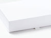 White A4 Shallow Gift Box Sample Detail