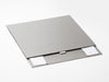 Silver A4 Shallow Gift Box Supplied Flat