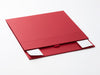 Red A4 Shallow Folding Gift Box Supplied Flat
