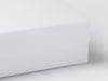 White Large Foldable Gift Box Sample Magnetic closure detail