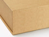 Natural Kraft XL Deep Gift Box Sample Paper Detail