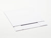 White A3 Shallow Gift Box supplied flat