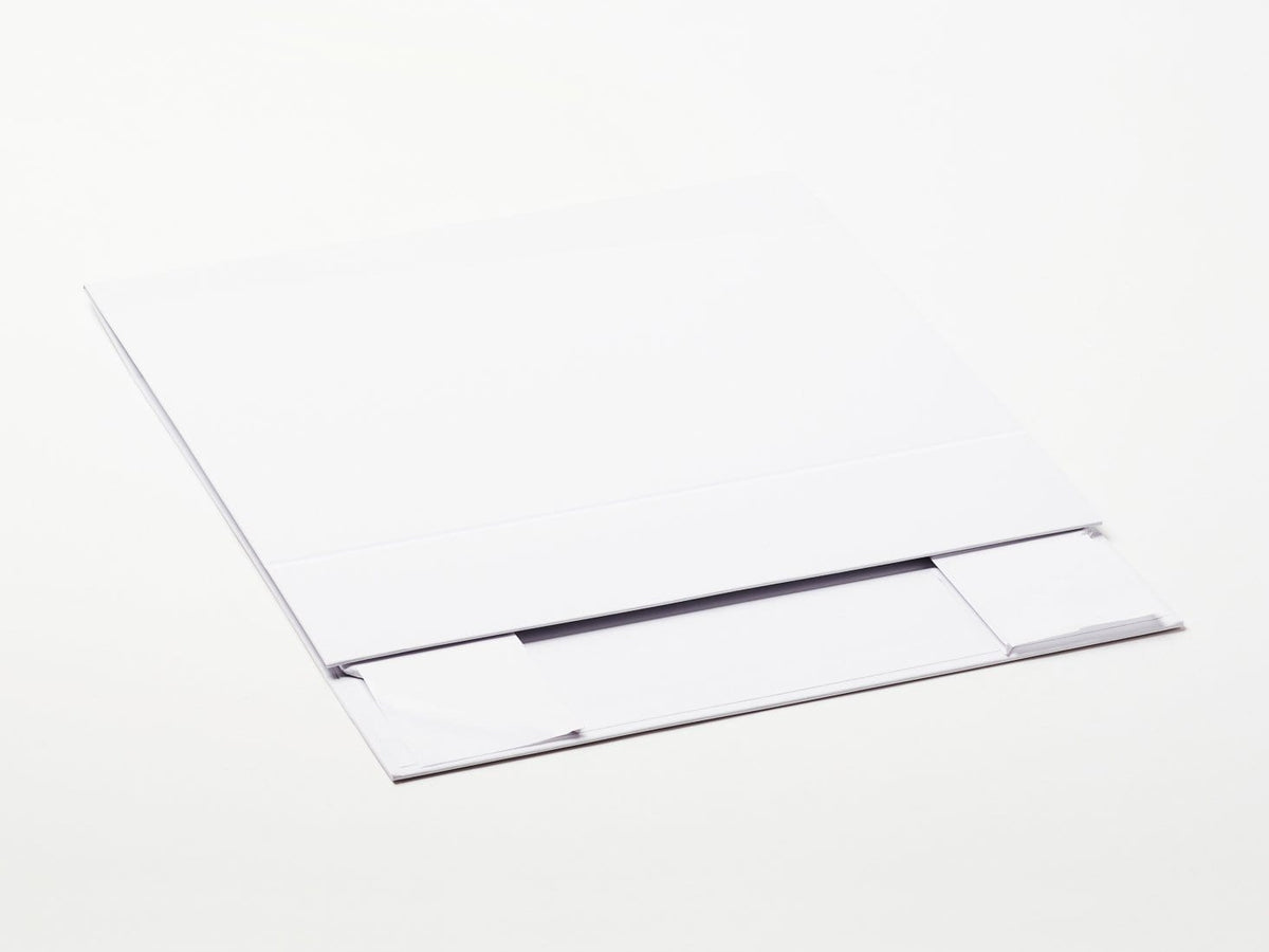White A3 Shallow Gift Box supplied flat