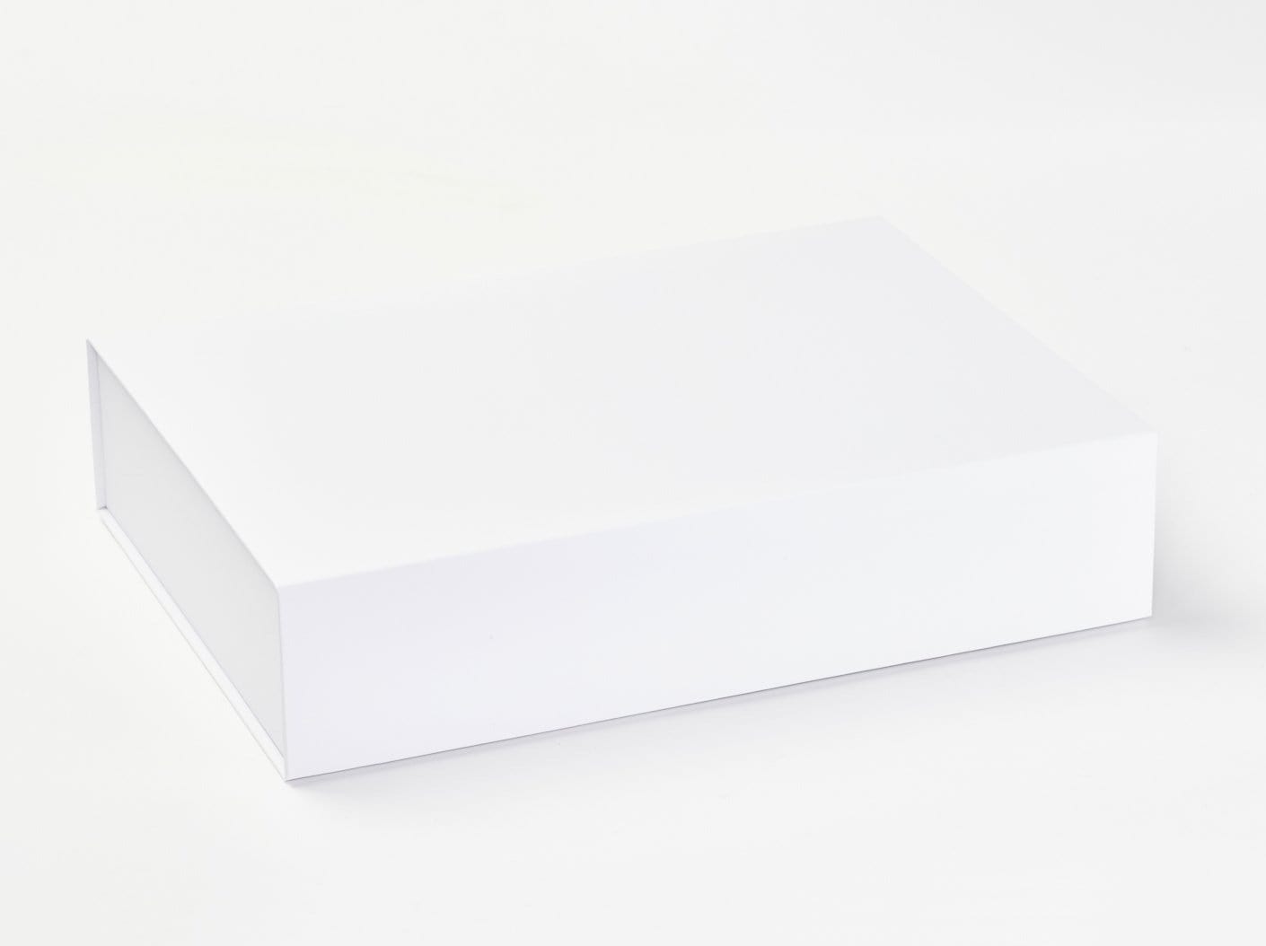 White A3 Shallow No Ribbon Gift Box Sample
