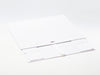White A3 Shallow Gift Box Sample Supplied Flat with Ribbon