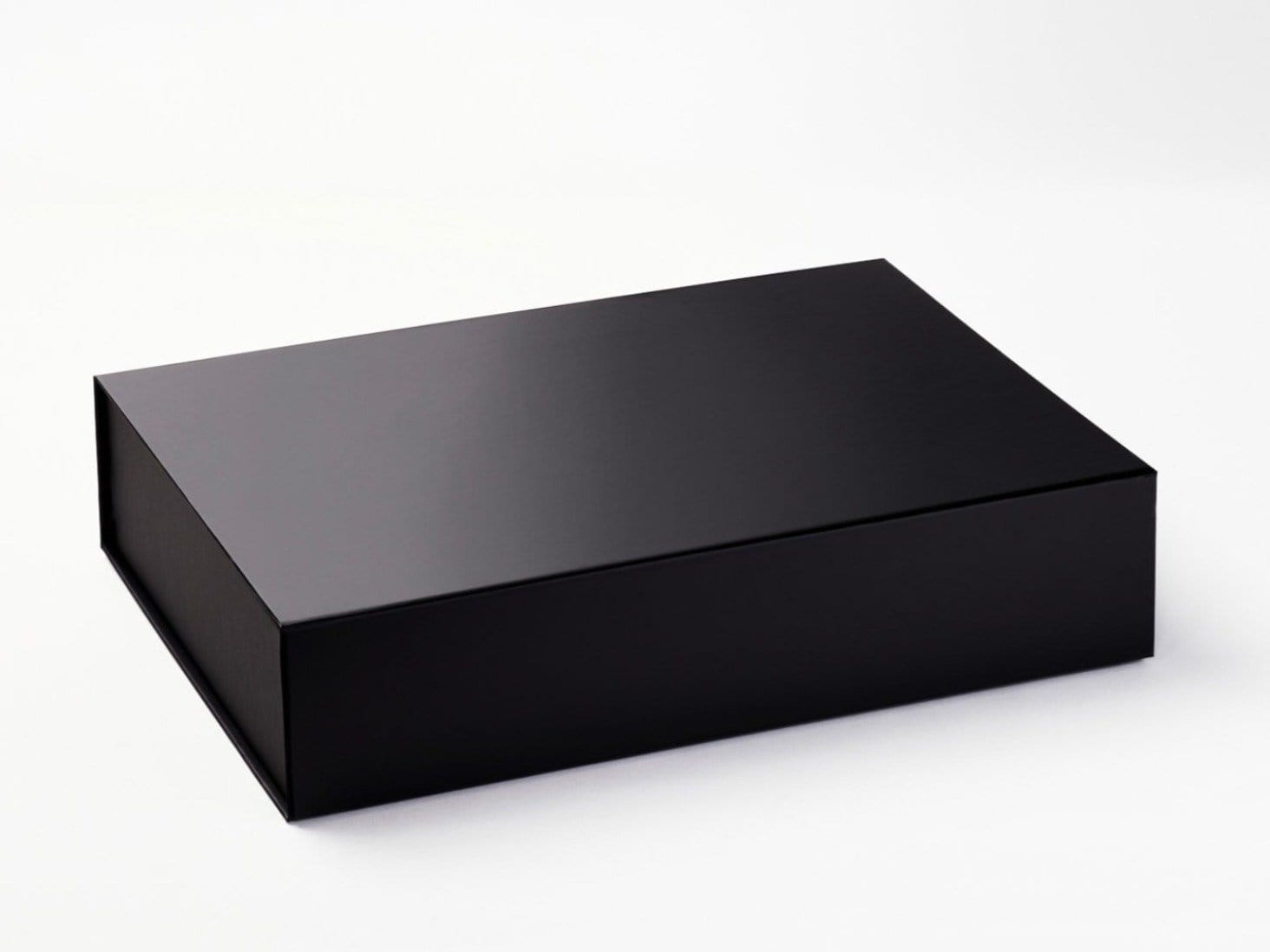 Black A3 Shallow Gift Boxes No Ribbon