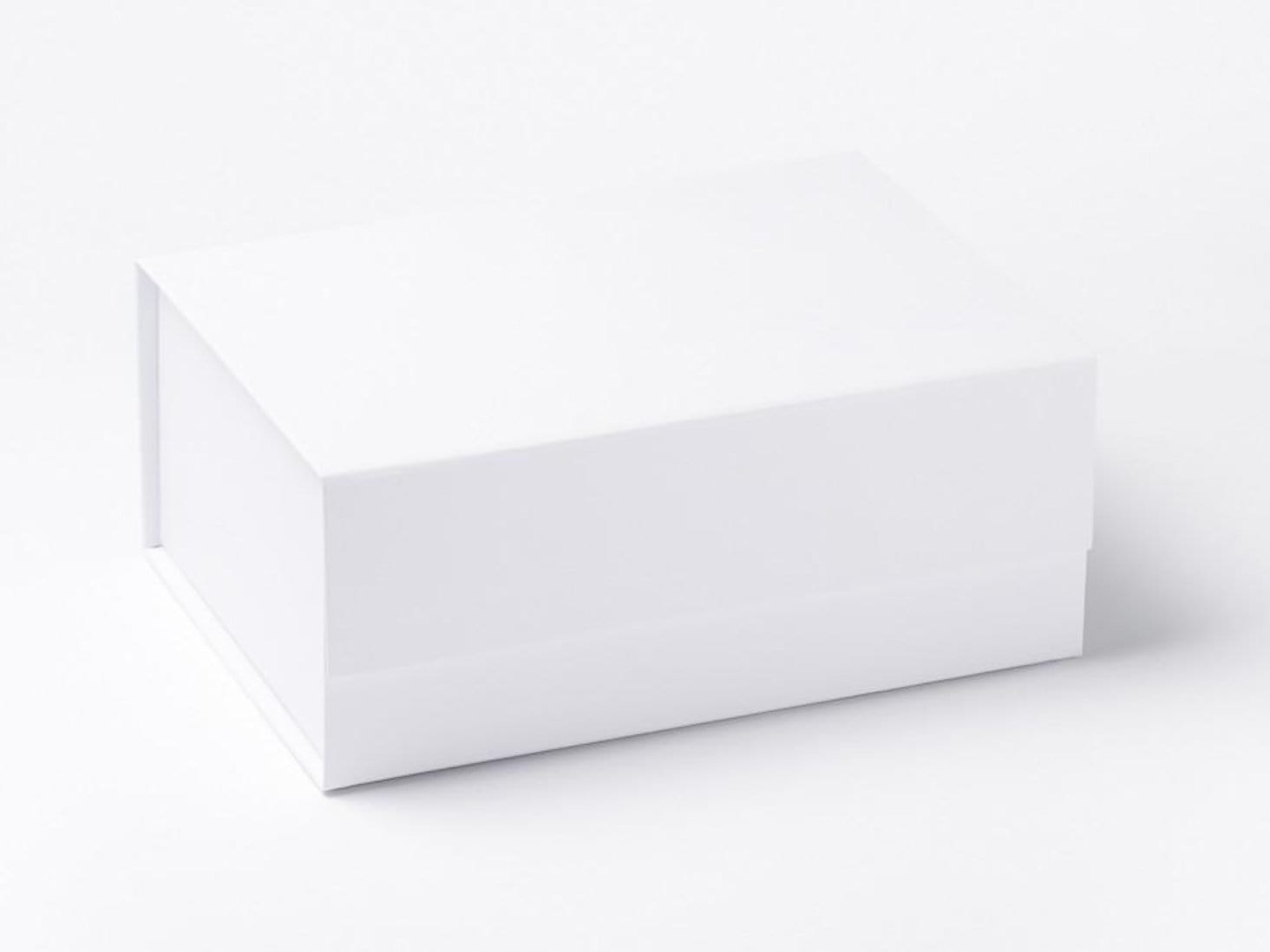 White A5 Deep Luxury Folding Gift Boxes available from stock