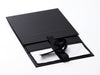 Black A5 Deep Fixed Ribbon Gift Box Supplied Flat