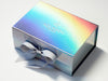 Rainbow Gift Box with Custom Debossed logo to Lid