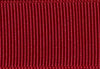 Dark Ruby Red Grosgrain Ribbon Sample for Slot Gift Boxes