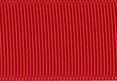 Sample Hot Red 80cm Grosgrain Ribbon