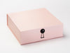 Pale Pink Gift Box Featured with Black Diamond Gemstone Closure