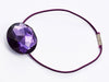 Sample Amethyst Gemstone Gift Box Closure with Purple Elastic