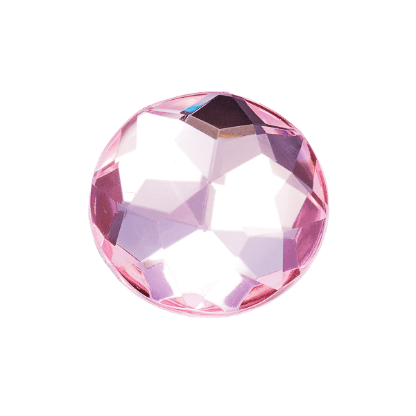 Rose Quartz Round Decorative Gift Box Closure from  Foldabox 