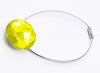 Yellow Diamond Gemstone Gift Box Closure with Silver Elastic