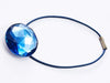 Sapphire Gemstone Gift Box Closure with Blue Elastic