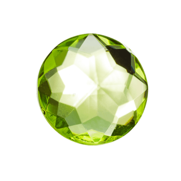 Pale green 2025 transparent gemstone