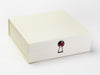 Ivory Gift Box Featured with Garnet Gemstone Closure