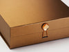 Copper Luxury Gift Box Featuring Morganite Gemstone Closure
