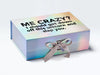 Rainbow Gift Box with Black Custom Text Print