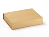 A5 Shallow Natural Kraft Gift Box for Organic and Eco-Friendly Product Packaging