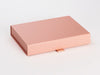 Rose Gold A5 Shallow Folding Gift Box Sample