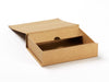 Natural Kraft A6 Shallow Gift Box Part Assembled