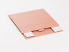 Rose Gold A6 Shallow Gift Box Sample Supplied Flat