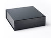 Large Black Folding Gift Box Without Ribbon from Foldabox