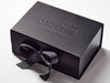 Black A5 Deep Gift Box Debossed with Coca Cola