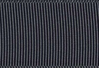 Charcoal Grosgrain Ribbon for Slot Gift Boxes with Changeable Ribbon
