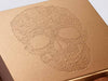 Copper Gift Box with Debossed Skull Design
