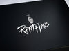 Black Gift Box with Custom Printed Logo to Lid