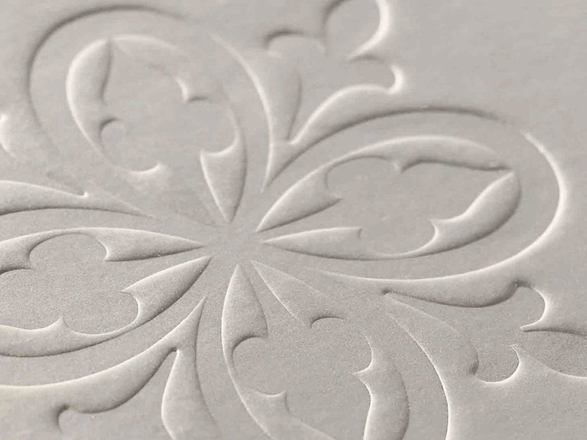 Silver Folding Luxury Gift Box with custom debossed logo